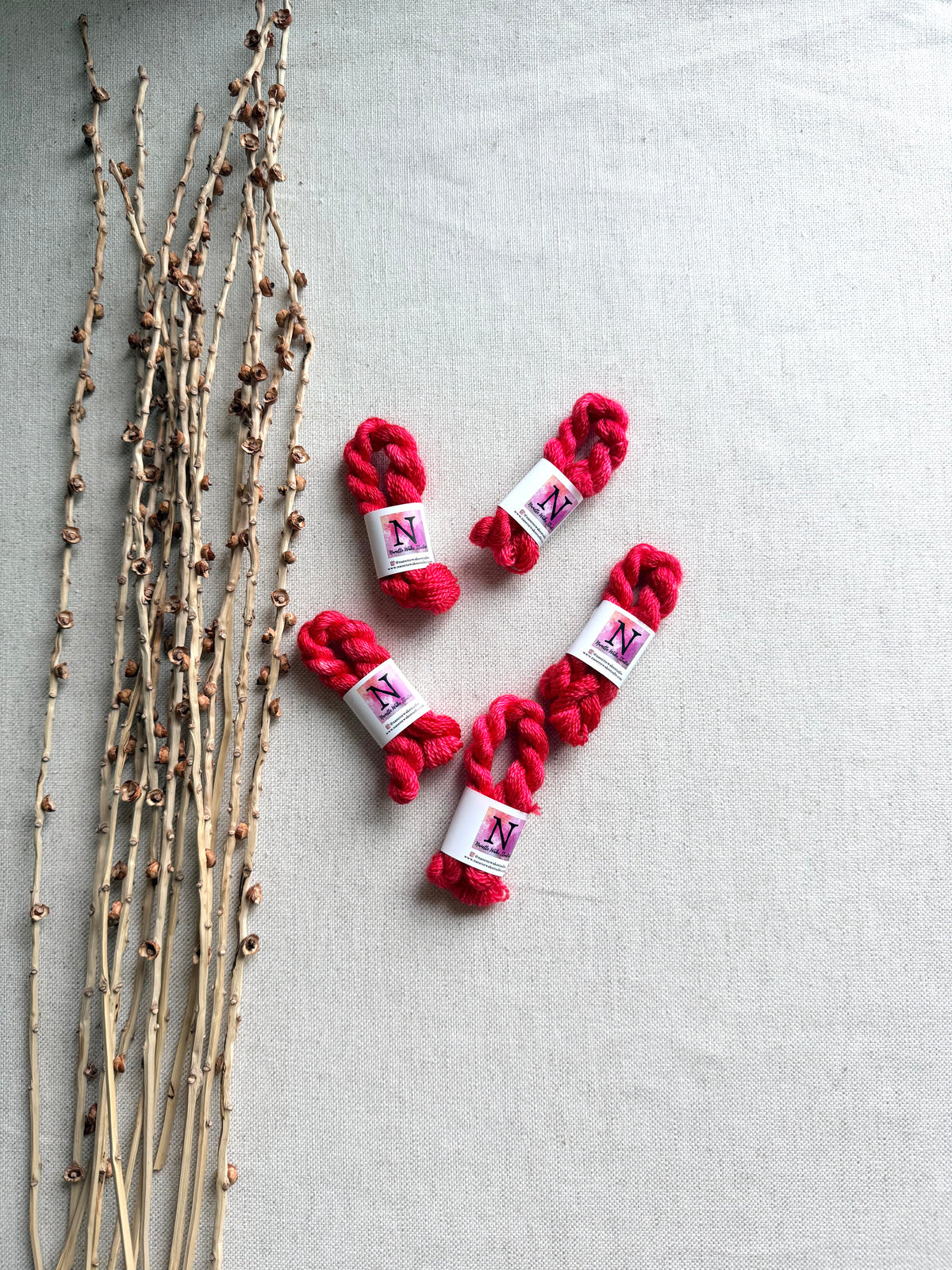 Neon Red Embroidery Thread