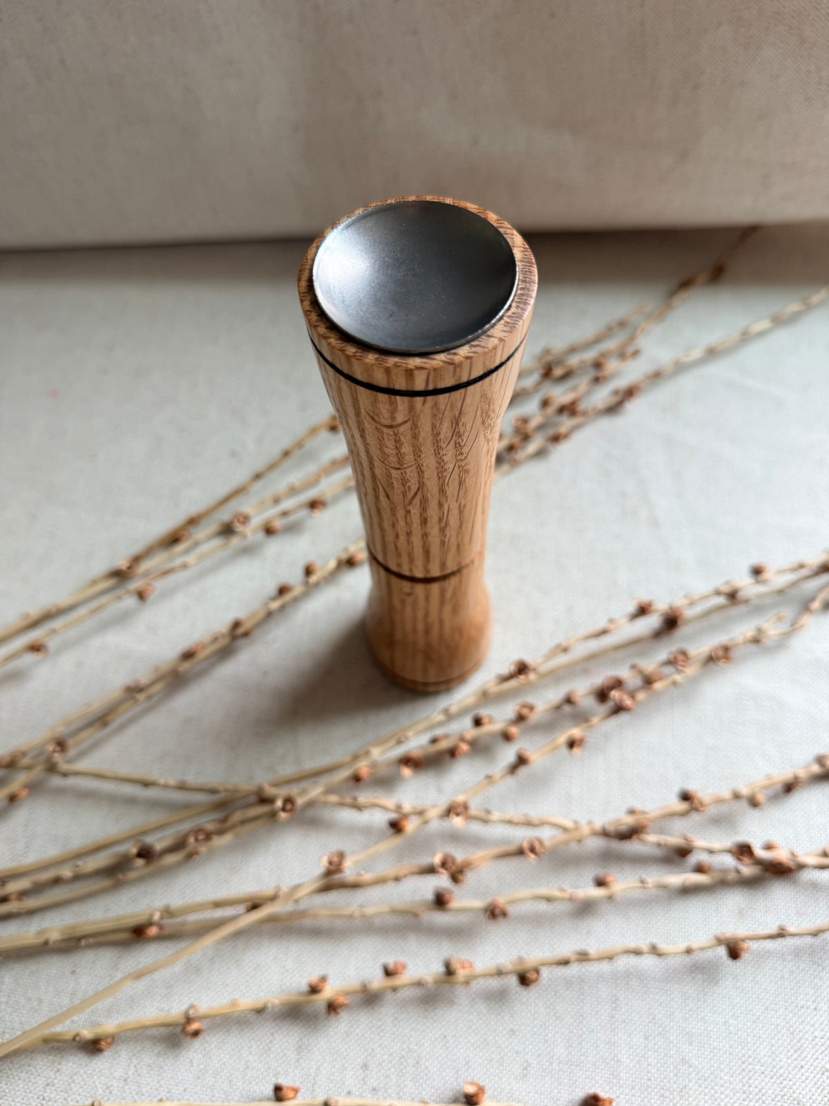 Oak Support Spindle Bowl