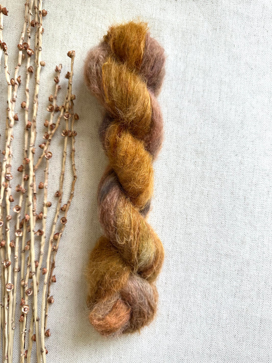 Caramel Twist Suri Alpaca Silk
