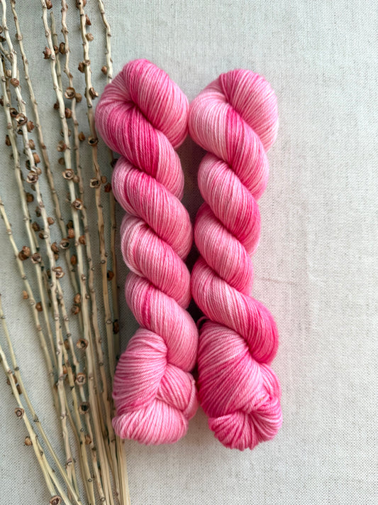 Strawberry Rickey SW Merino Nylon 50g Skein