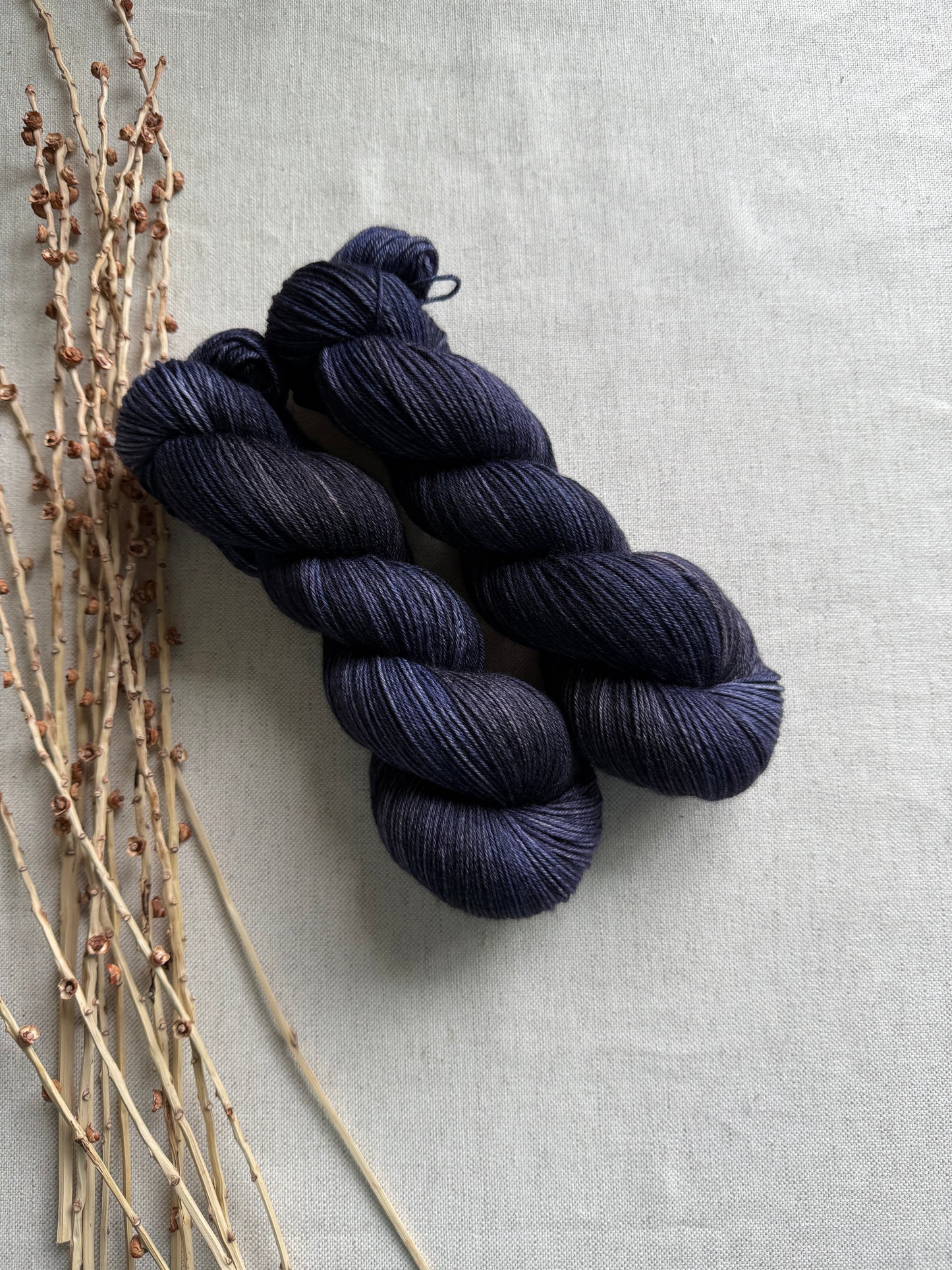 Distressed Navy 100g Skein