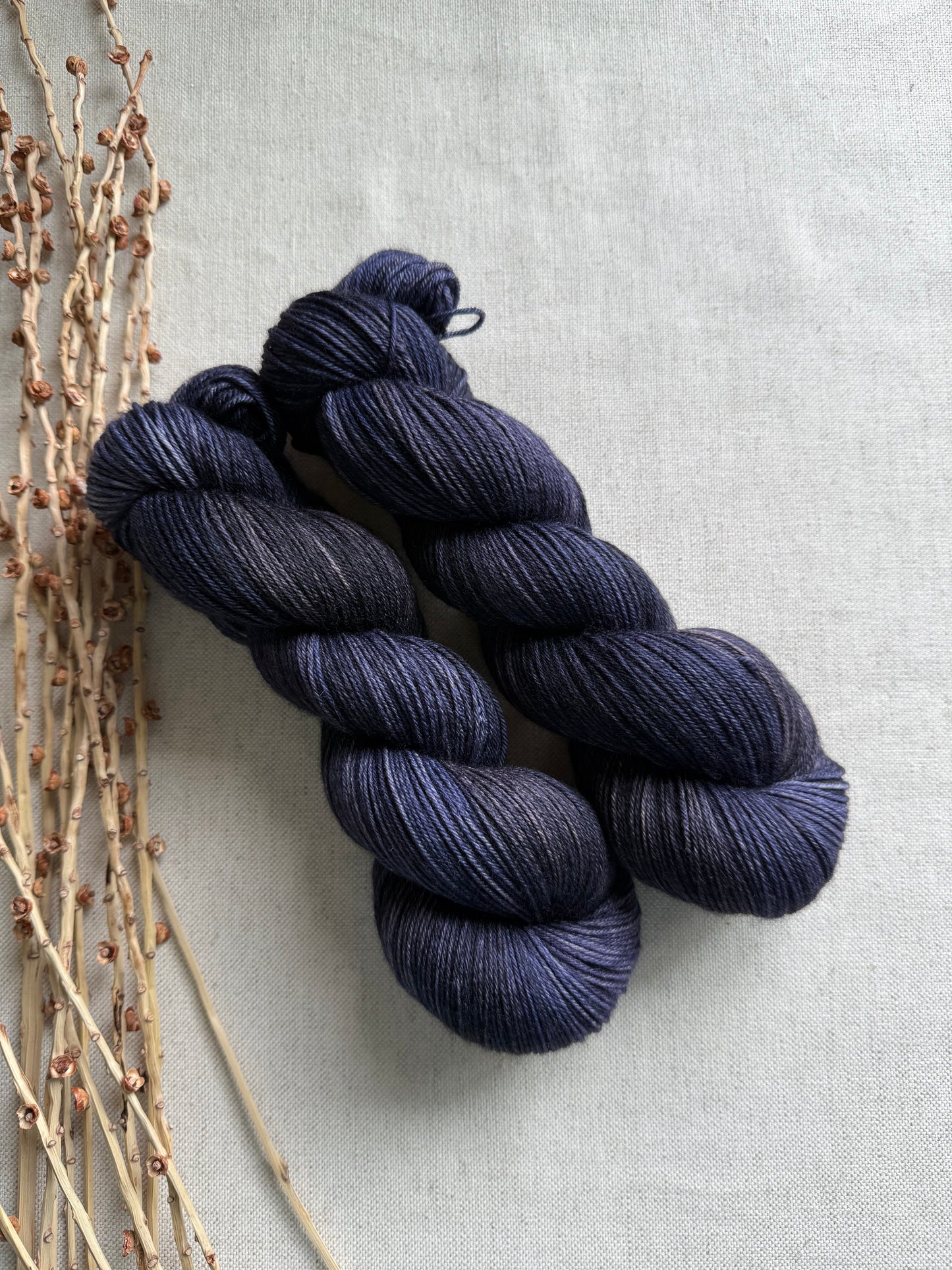 Distressed Navy 100g Skein