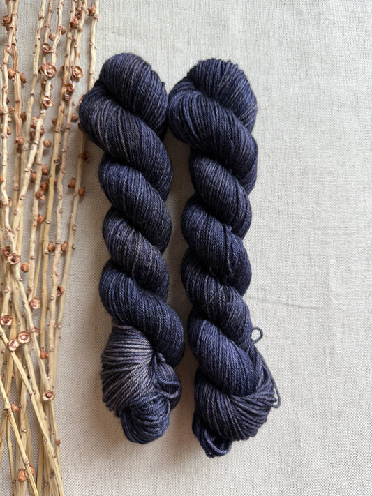 Distressed Navy SW Merino Nylon 50g Skein