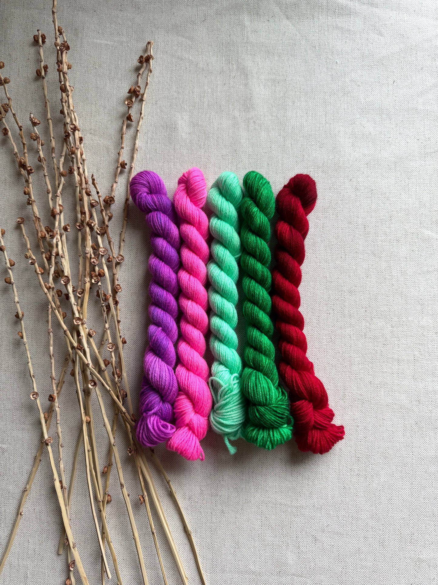 Candyland - SW Merino Nylon Mini Skein Set