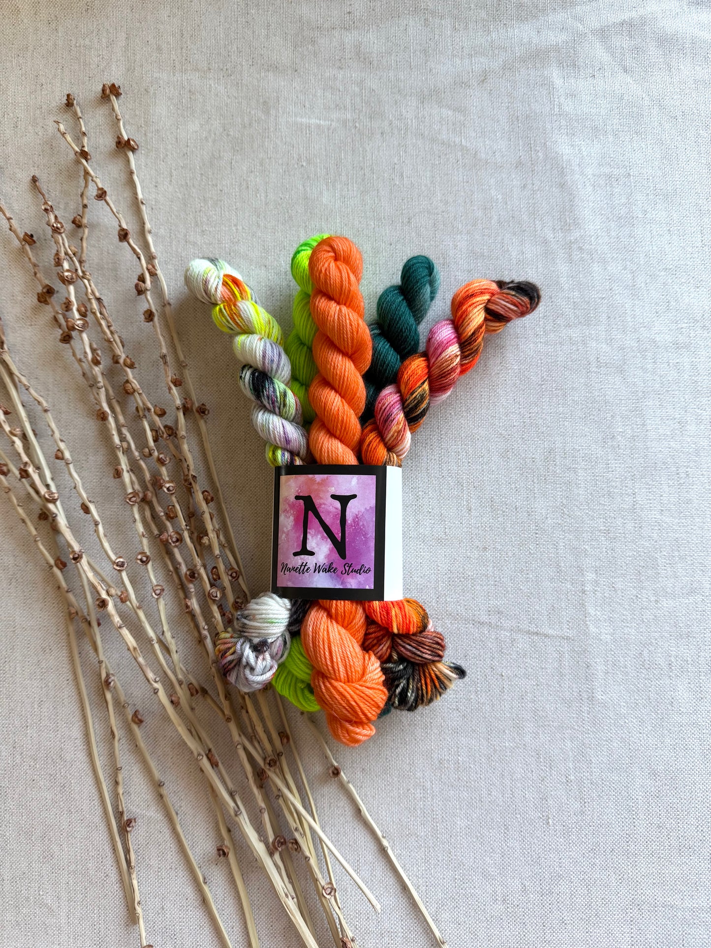 Eerie, Spooky - SW Merino Nylon Mini Skein Set