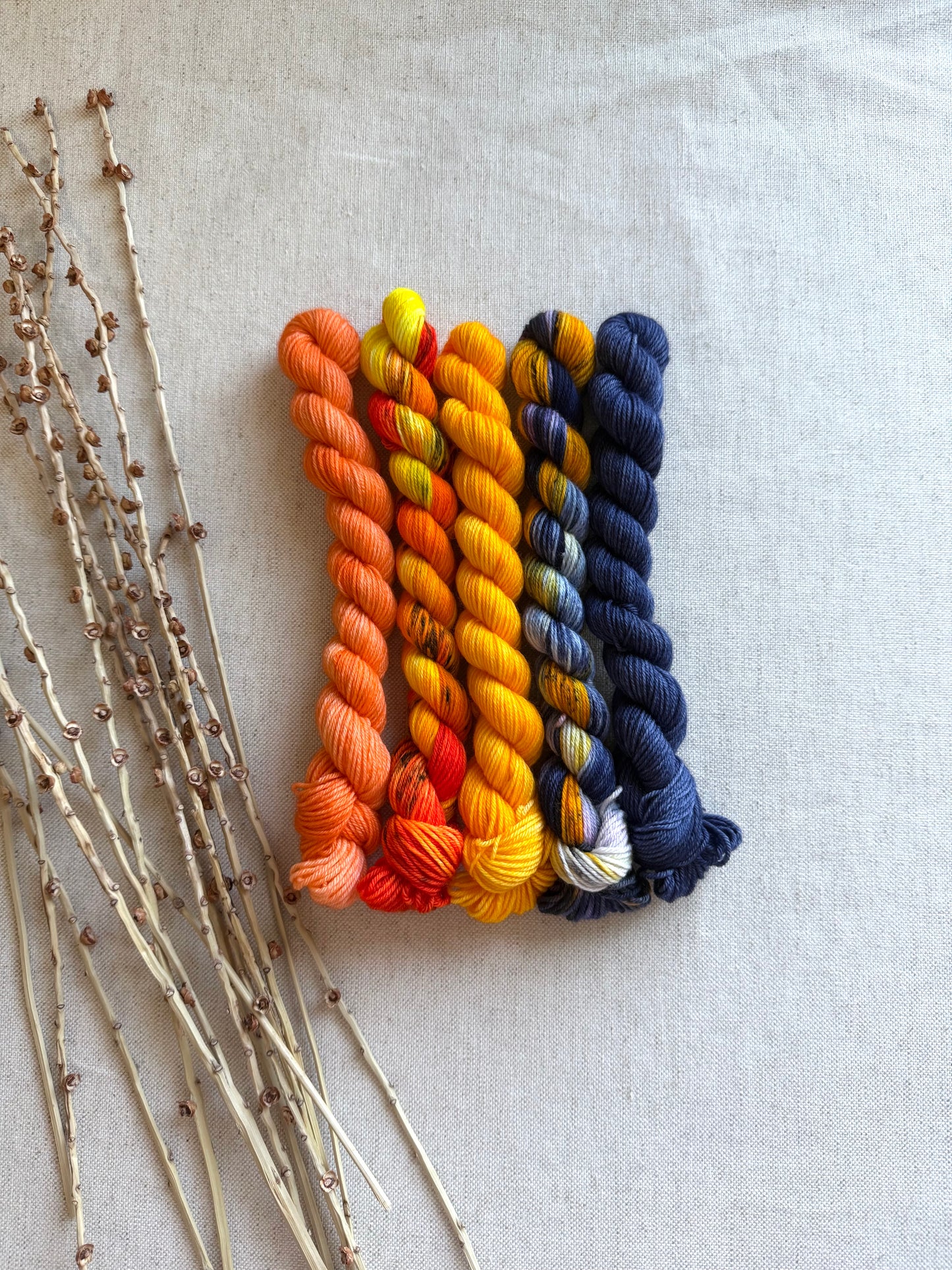 Moonlight - SW Merino Nylon Mini Skein Set