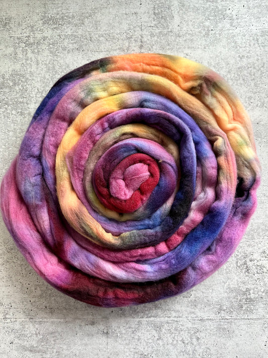 Chau's Poppy 18.5 Micron Merino Top Spinning Fiber