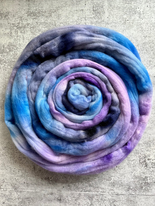Blue Lagoon 18.5 Micron Merino Top Spinning Fiber