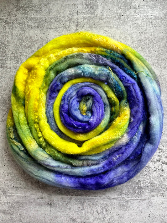 Snapper 23 Micron Merino Tussah Silk Top Spinning Fiber