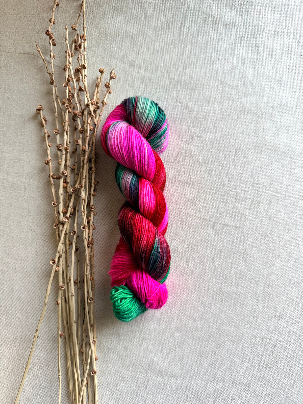 Candy Cane Christmas - SW Wool Recycled Nylon 100g