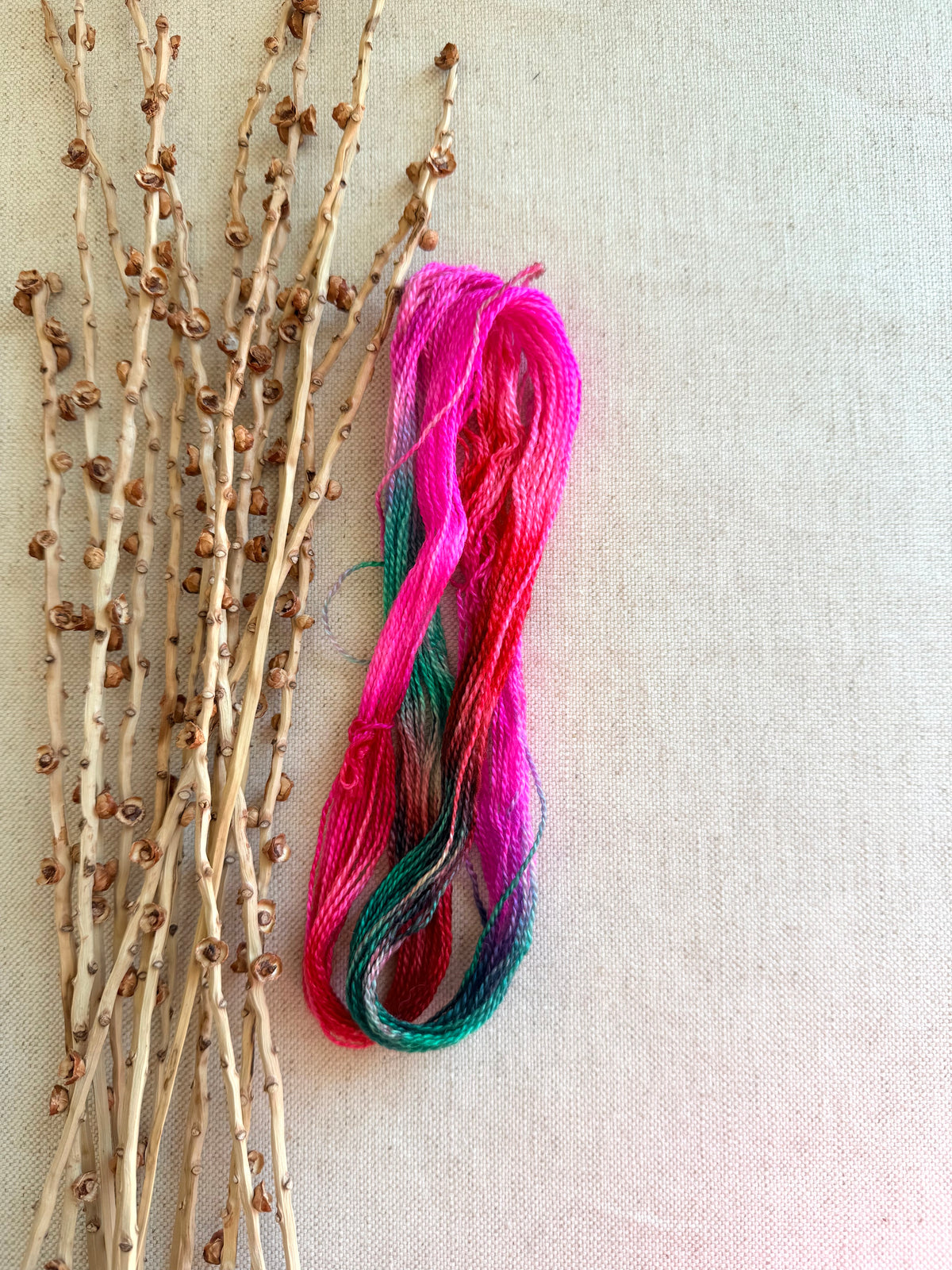 Candy Cane Christmas Embroidery Thread