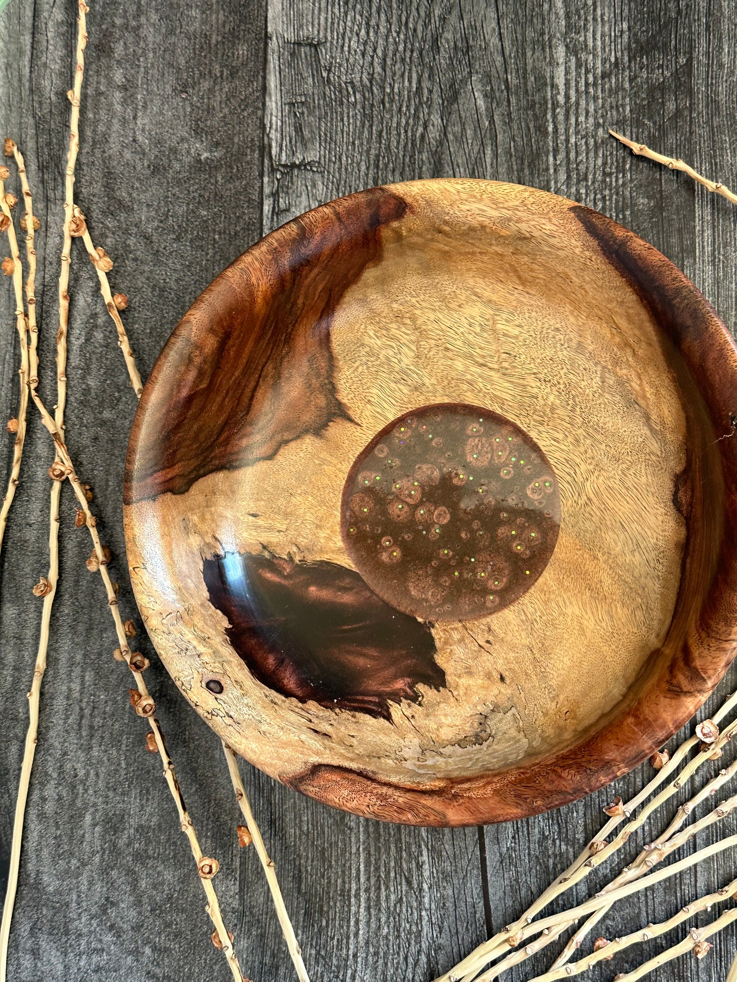 Kingswood Bronze Resin Hand Turned Bowl