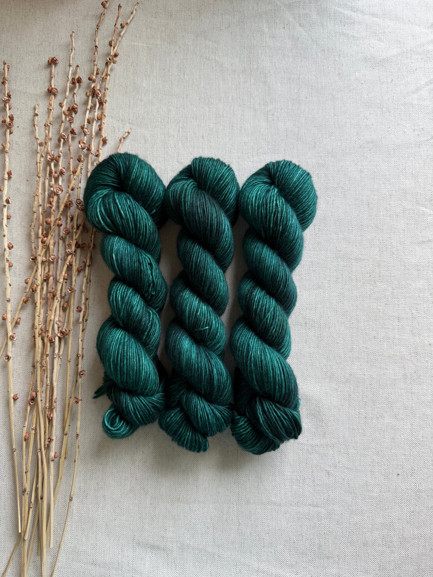 Forest Green 100% SW Merino DK