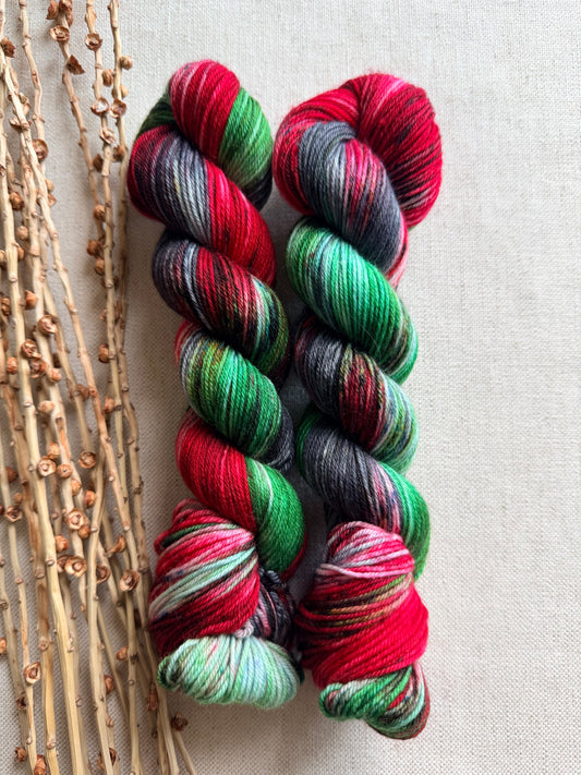A Washington Christmas - A Washington State Colorway SW Merino Nylon 50g Skein