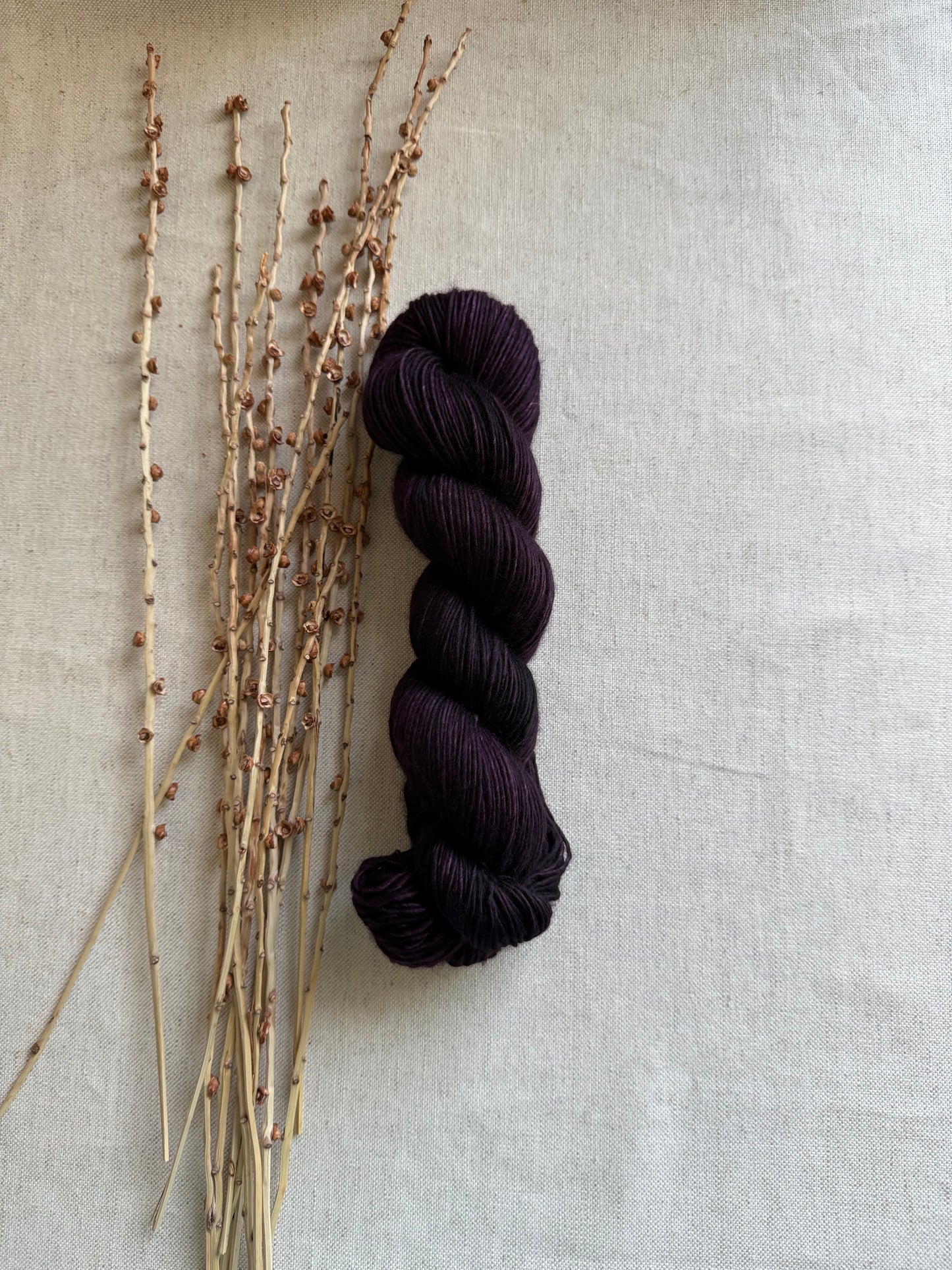 Aubergine 100% SW Merino DK