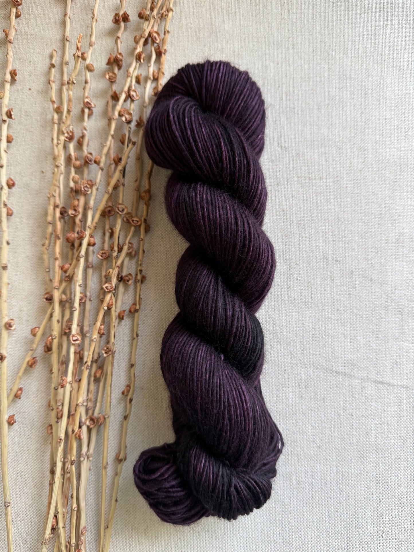 Aubergine 100% SW Merino DK
