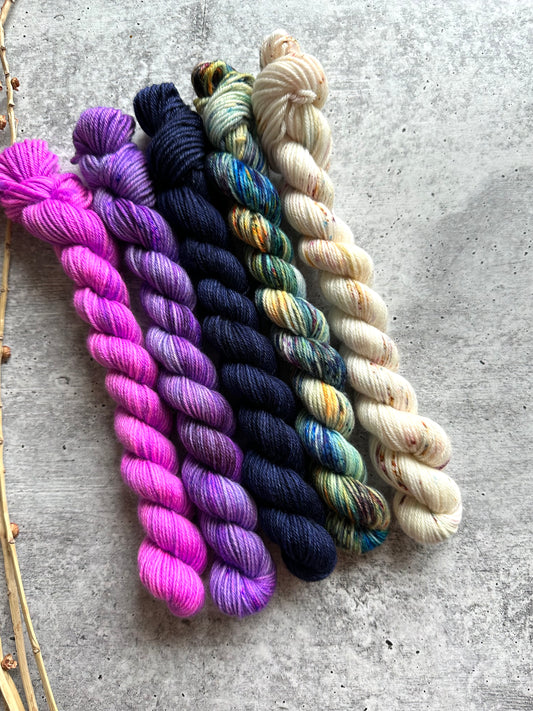 Lily Pad - SW Merino Nylon Mini Skein Set