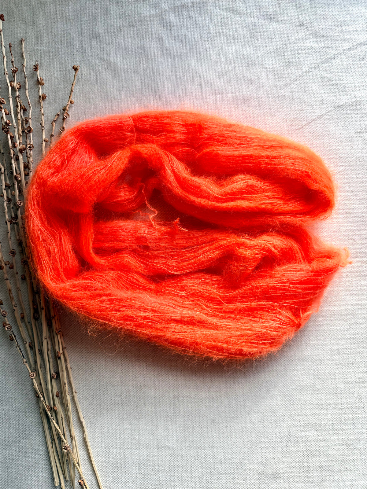 Neon Shrimp -  Kid Mohair Silk