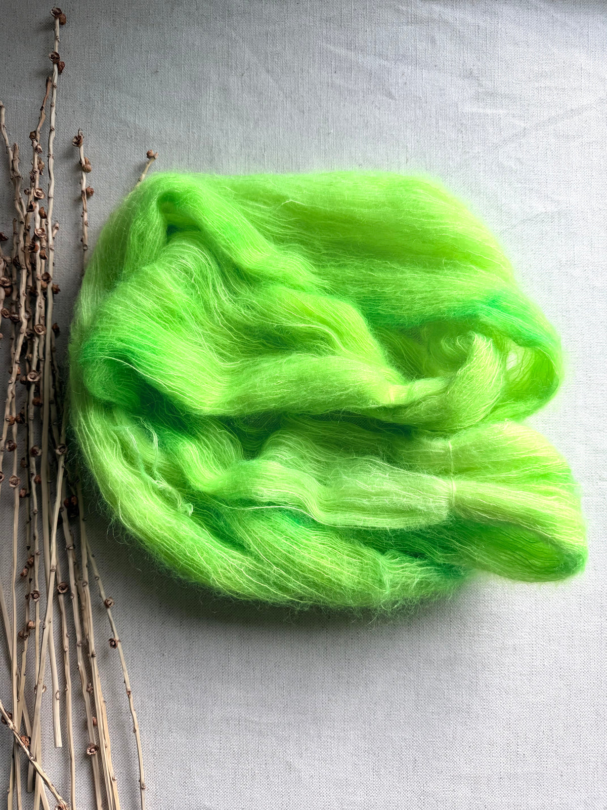 Glowing Lime - Kid Mohair Silk