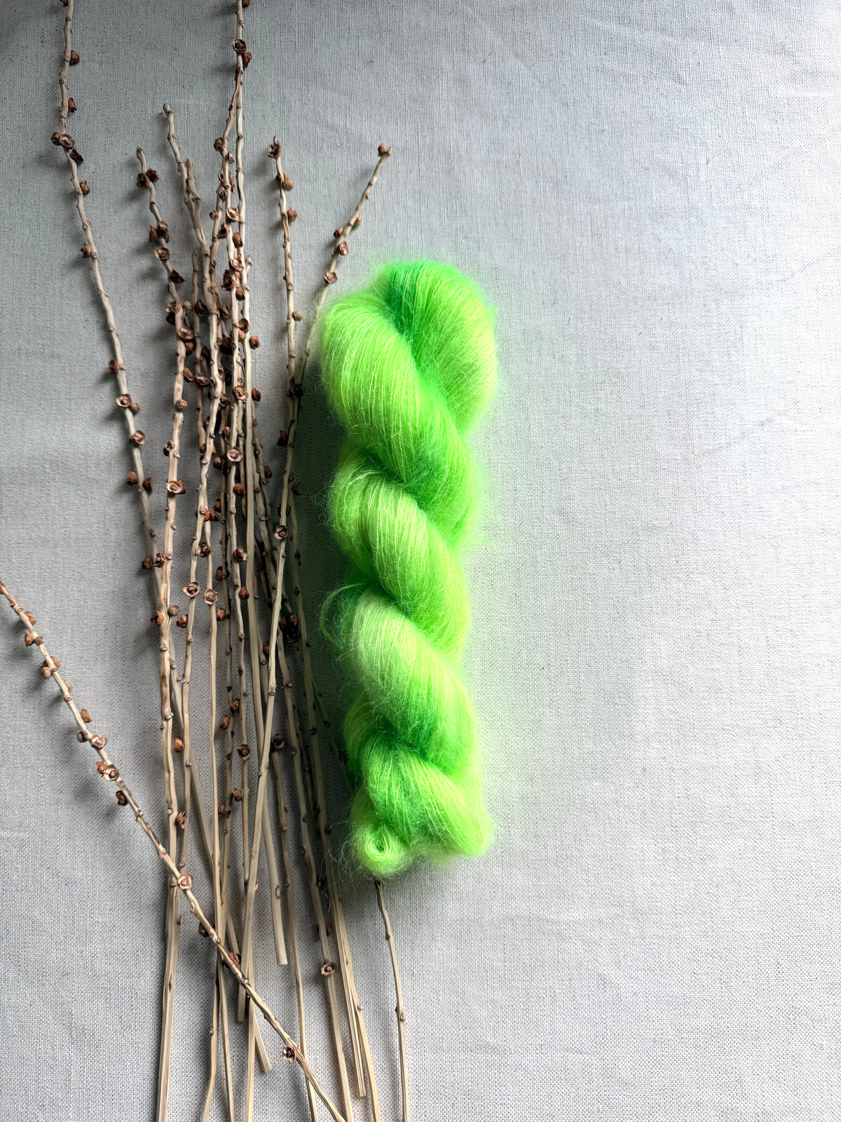 Glowing Lime - Kid Mohair Silk