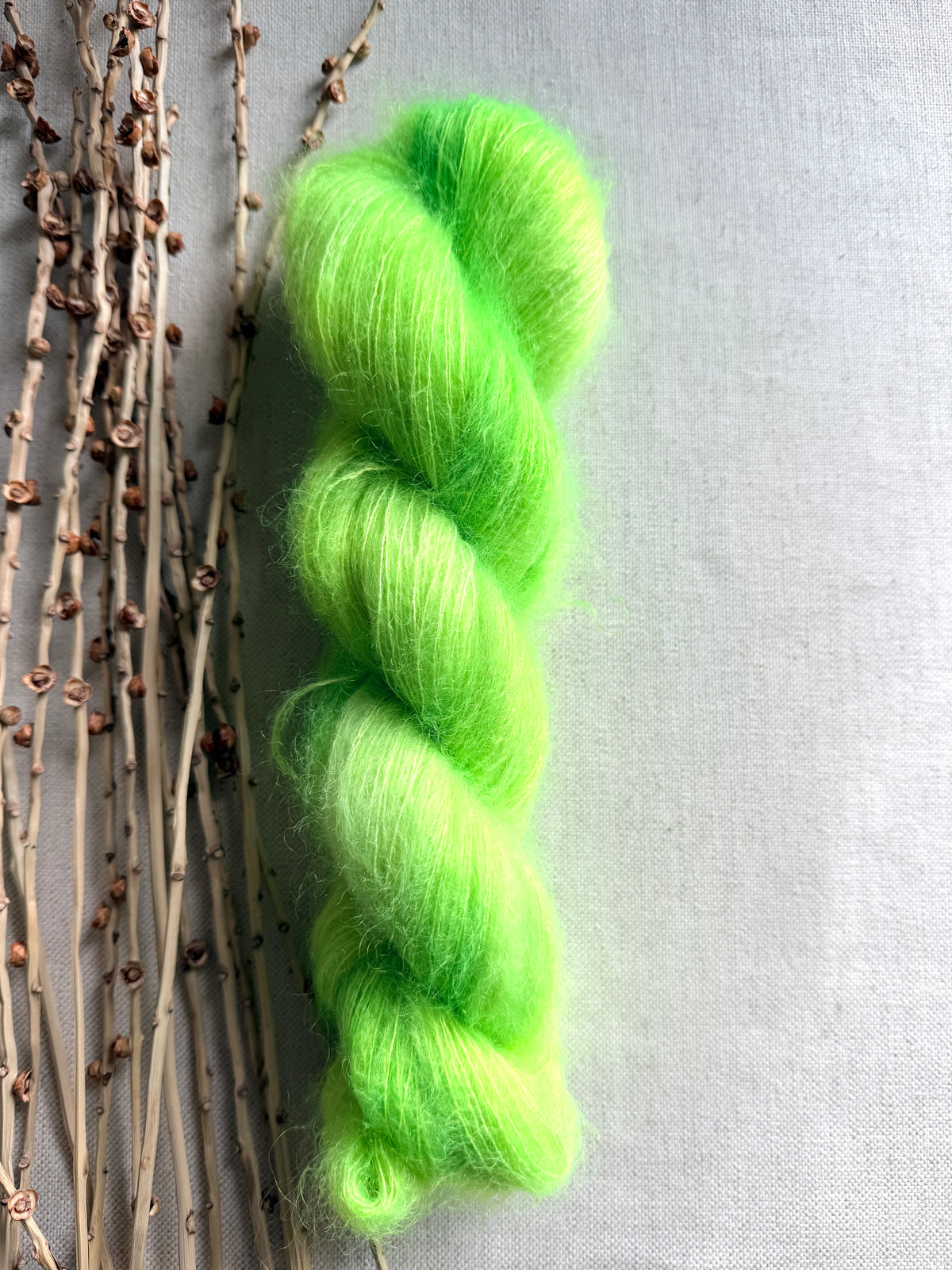 Glowing Lime - Kid Mohair Silk