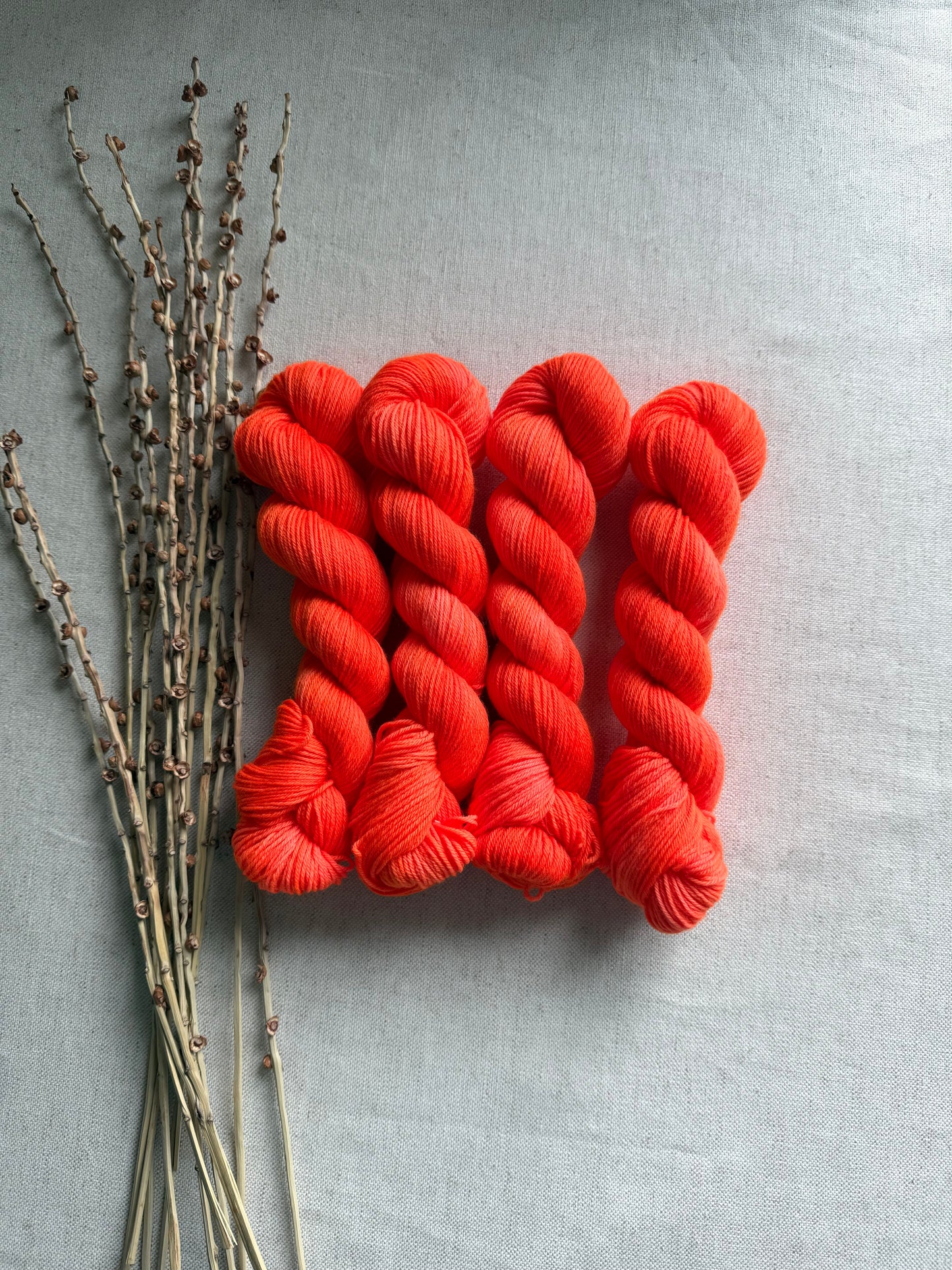 Neon Shrimp 50g Skein