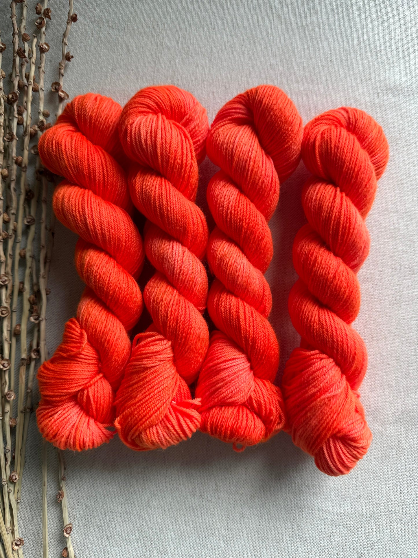 Neon Shrimp 50g Skein