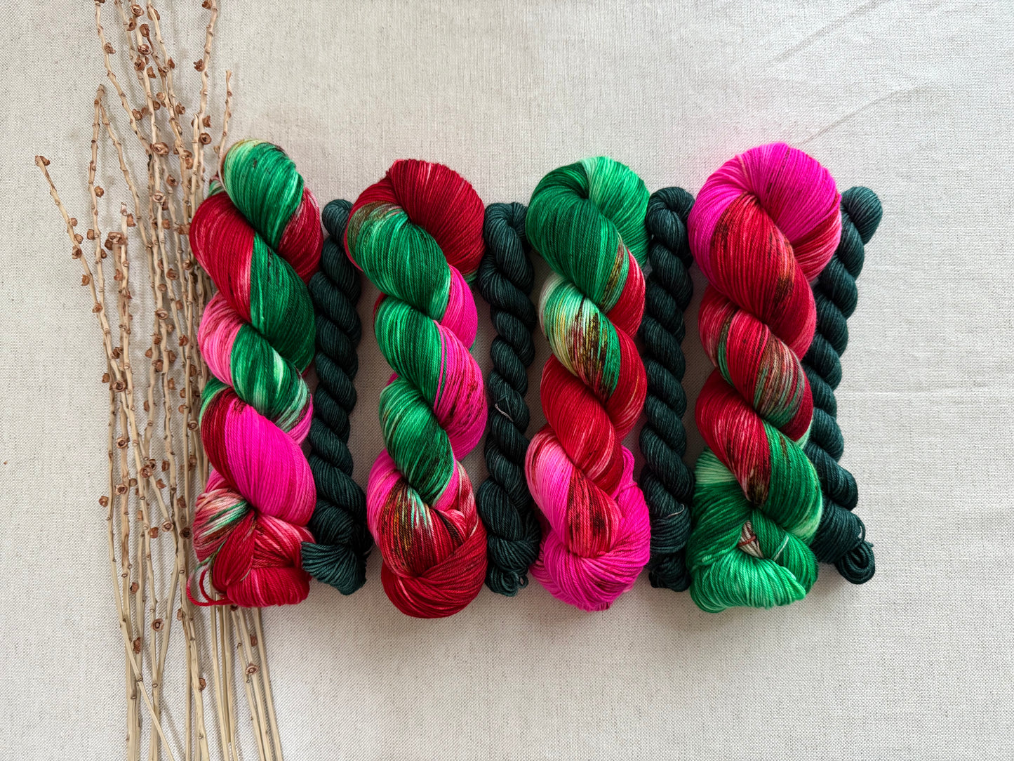 Christmas In Olympia - A Washington State Colorway Sock Set