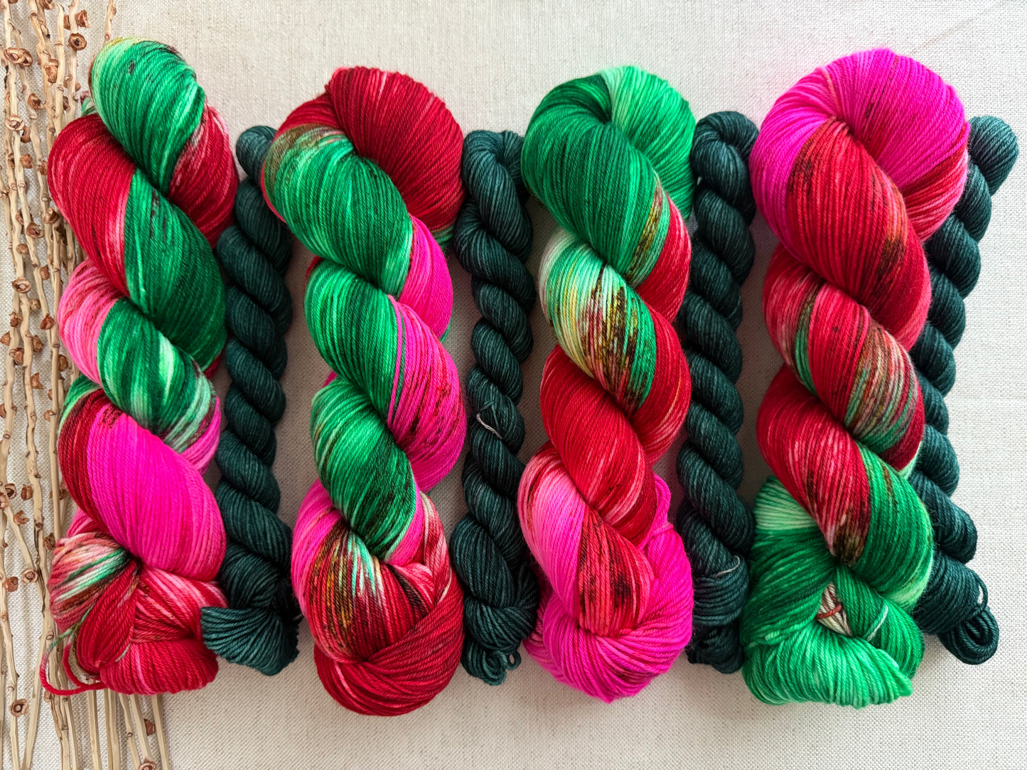 Christmas In Olympia - A Washington State Colorway Sock Set