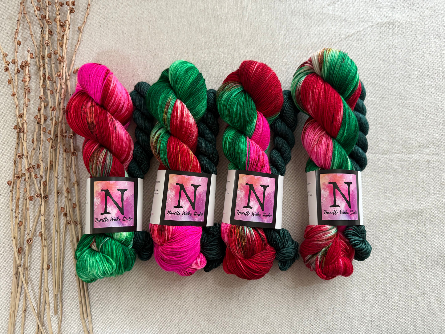 Christmas In Olympia - A Washington State Colorway Sock Set