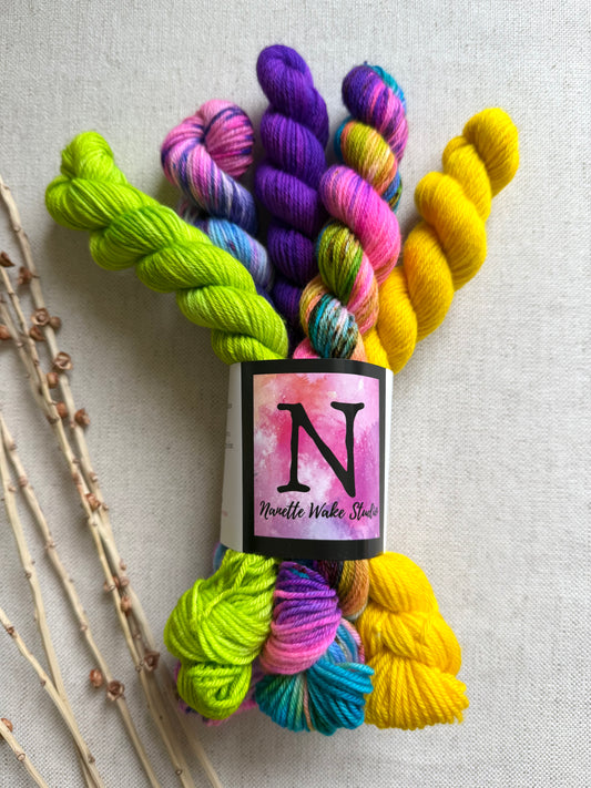 Cornucopious - SW Merino Nylon Mini Skein Set