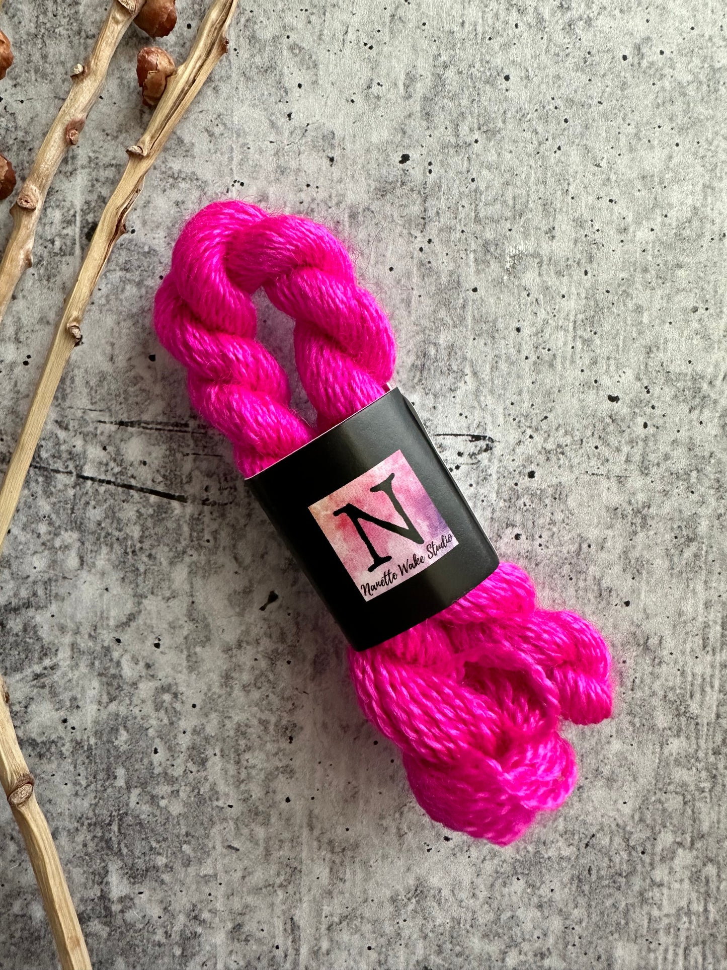 Shocking Pink Embroidery Thread
