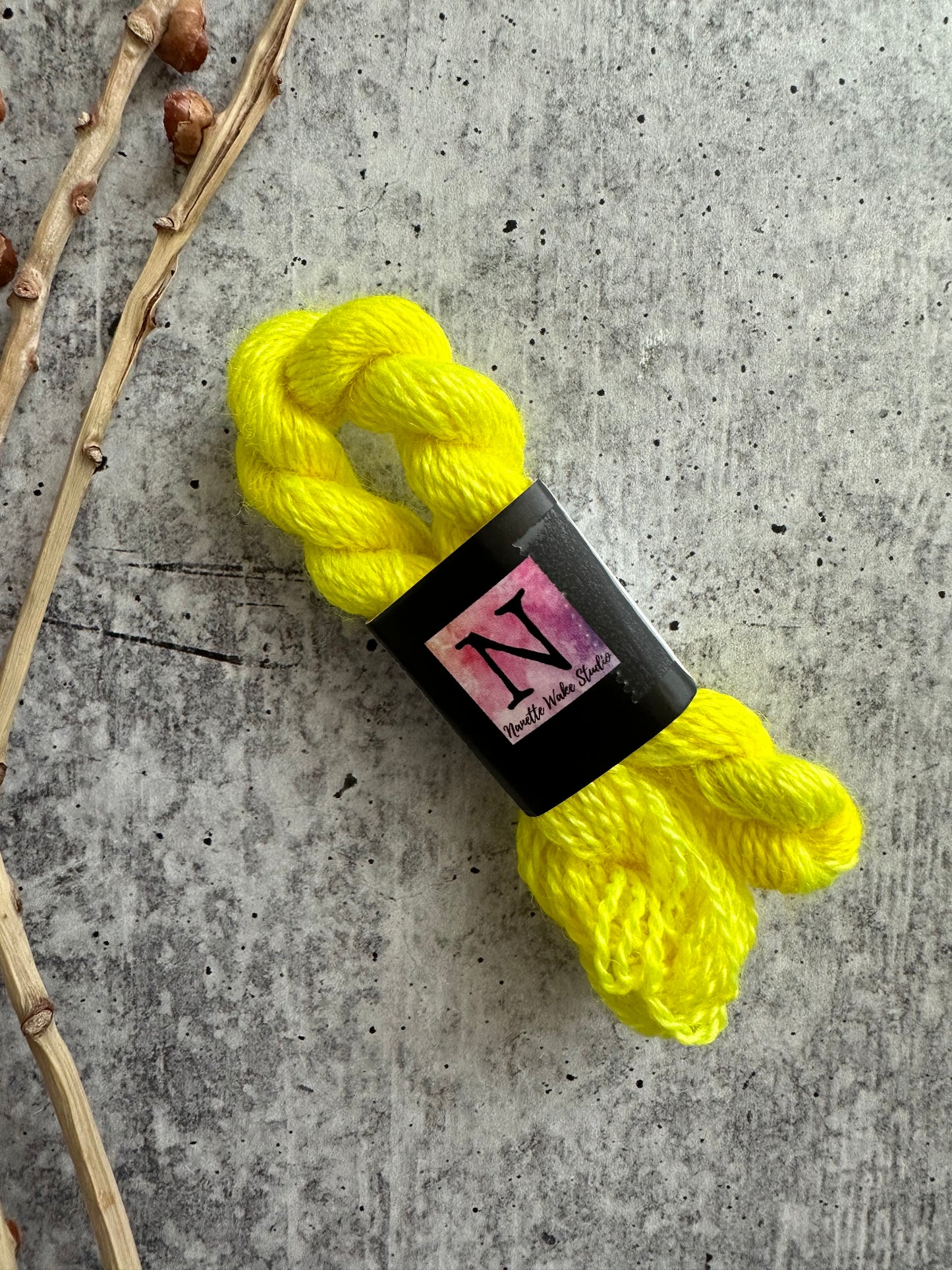 Caution Tape Embroidery Thread
