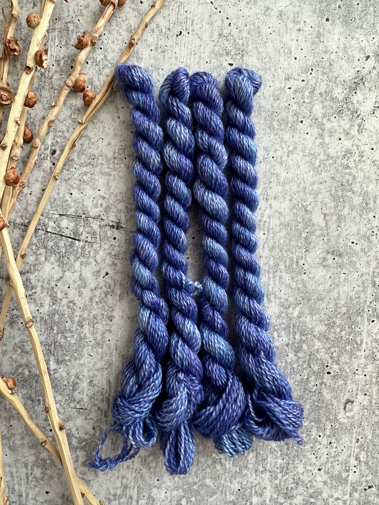 Blue Violet Embroidery Thread