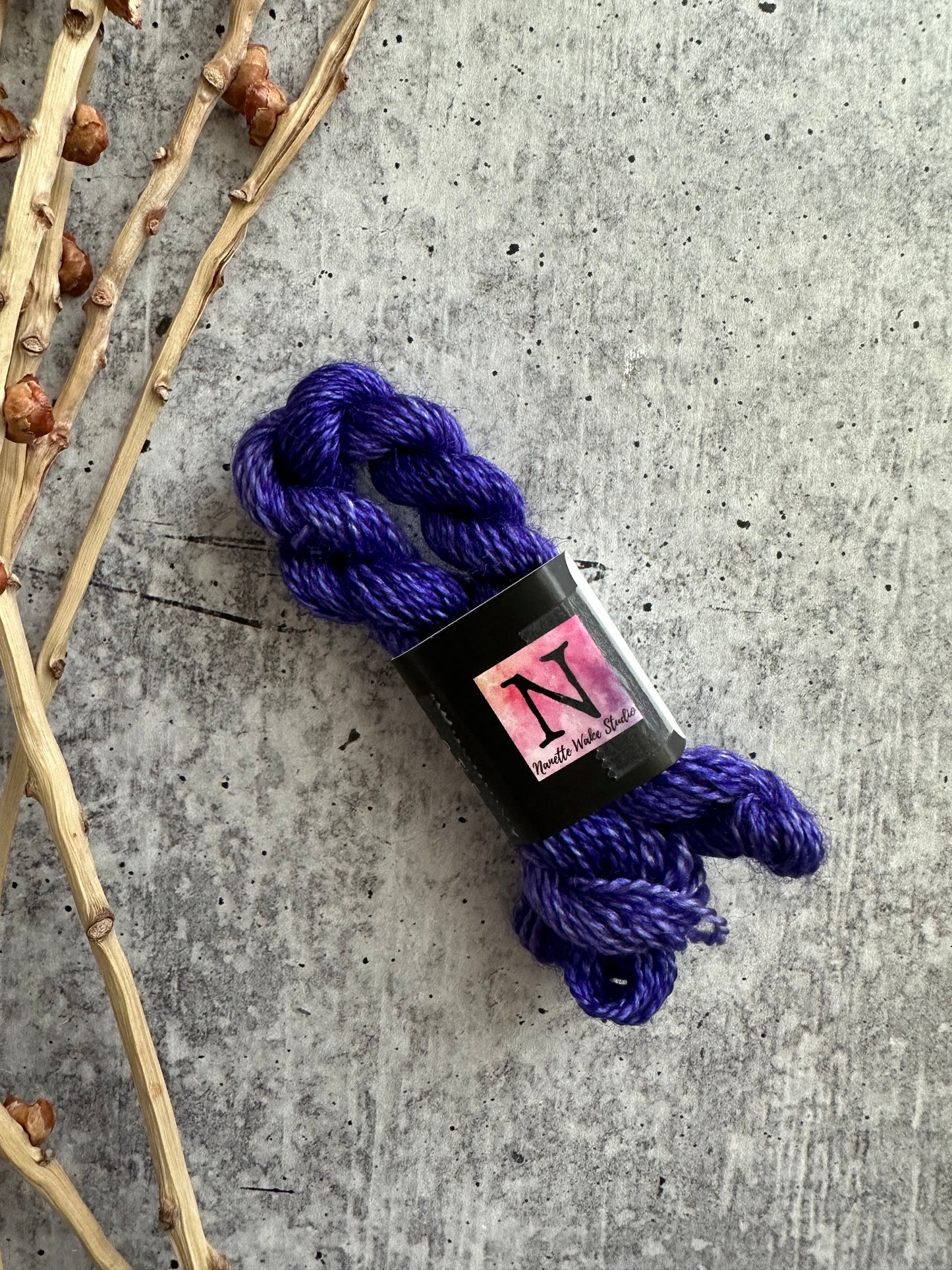 Purple Embroidery Thread