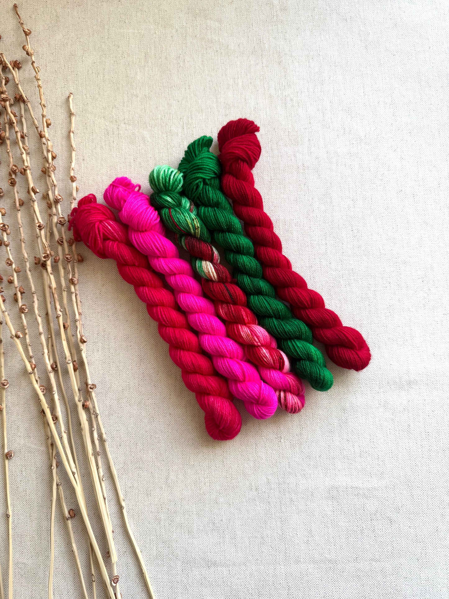 Christmas In Olympia - SW Merino Nylon Mini Skein Set