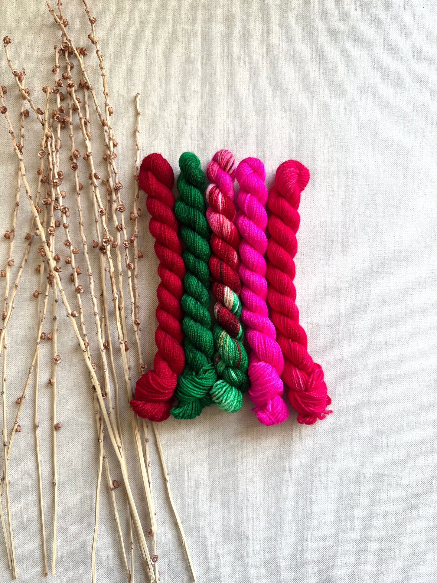 Christmas In Olympia - SW Merino Nylon Mini Skein Set