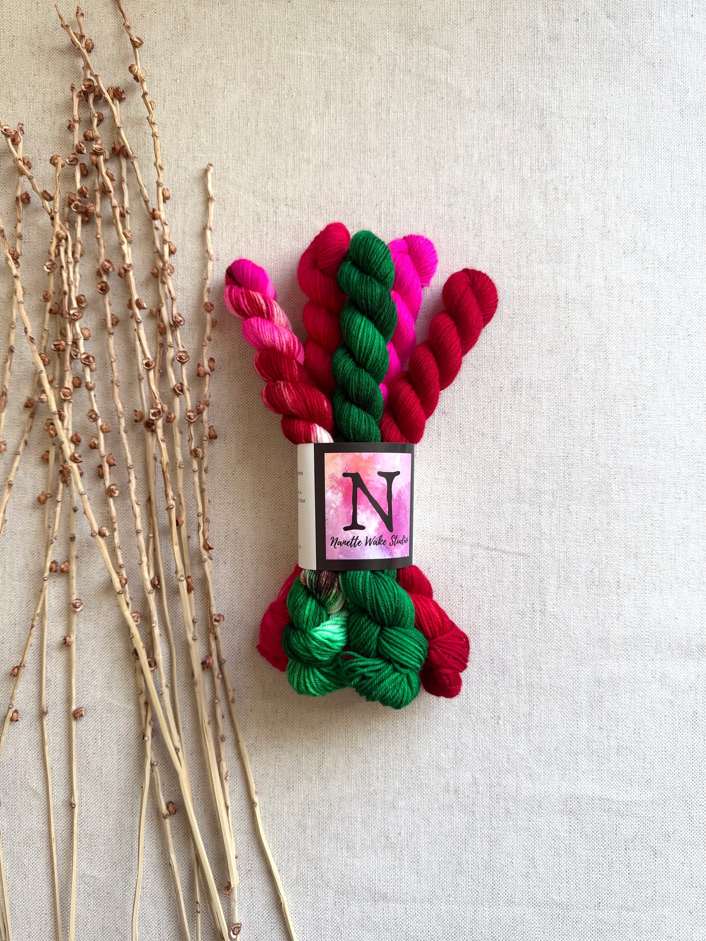 Christmas In Olympia - SW Merino Nylon Mini Skein Set