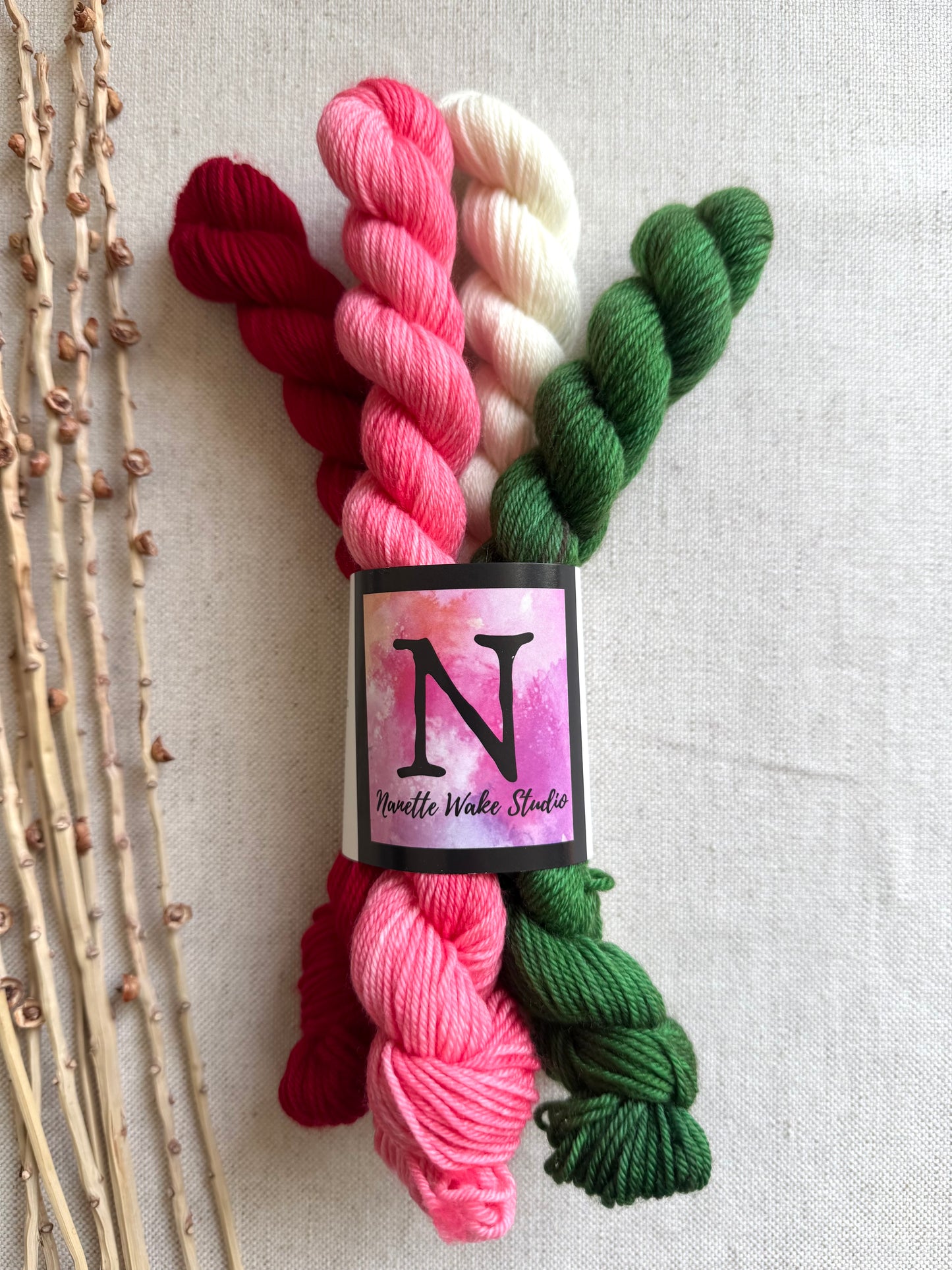 Ms Kringle Gnome Kit - Mini Skein Set