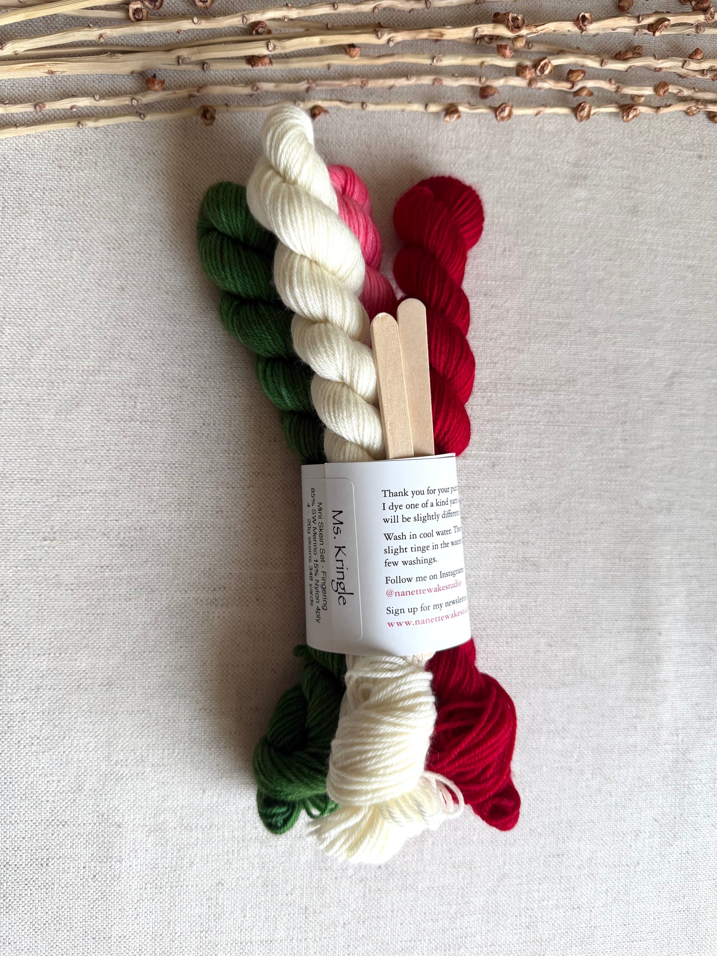 Ms Kringle Gnome Kit - Mini Skein Set