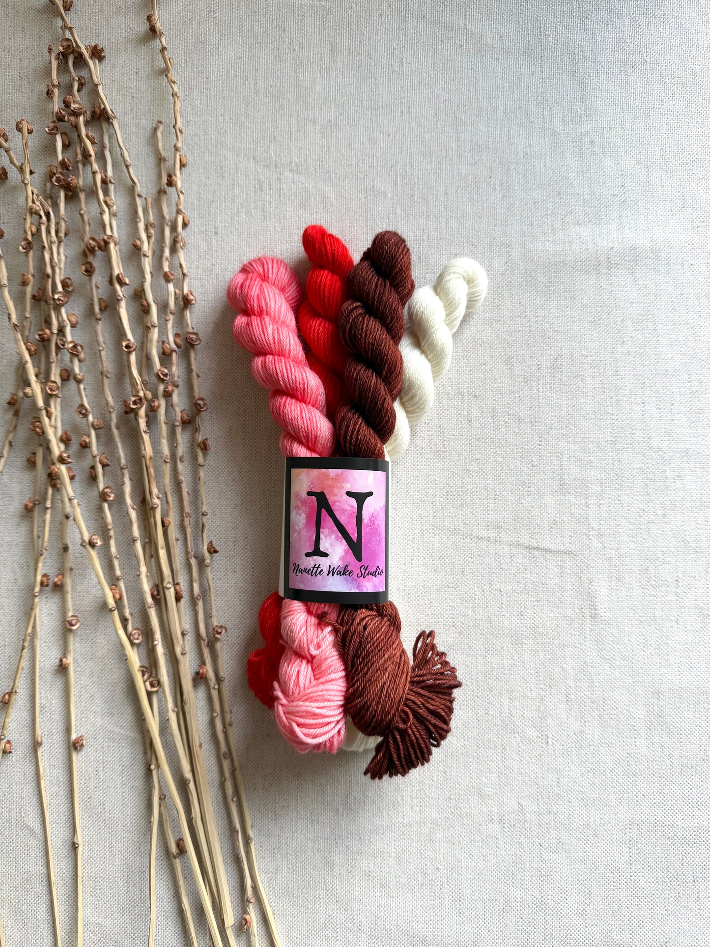 I'll Be Gnome For Christmas - Gnome Kit - Mini Skein Set