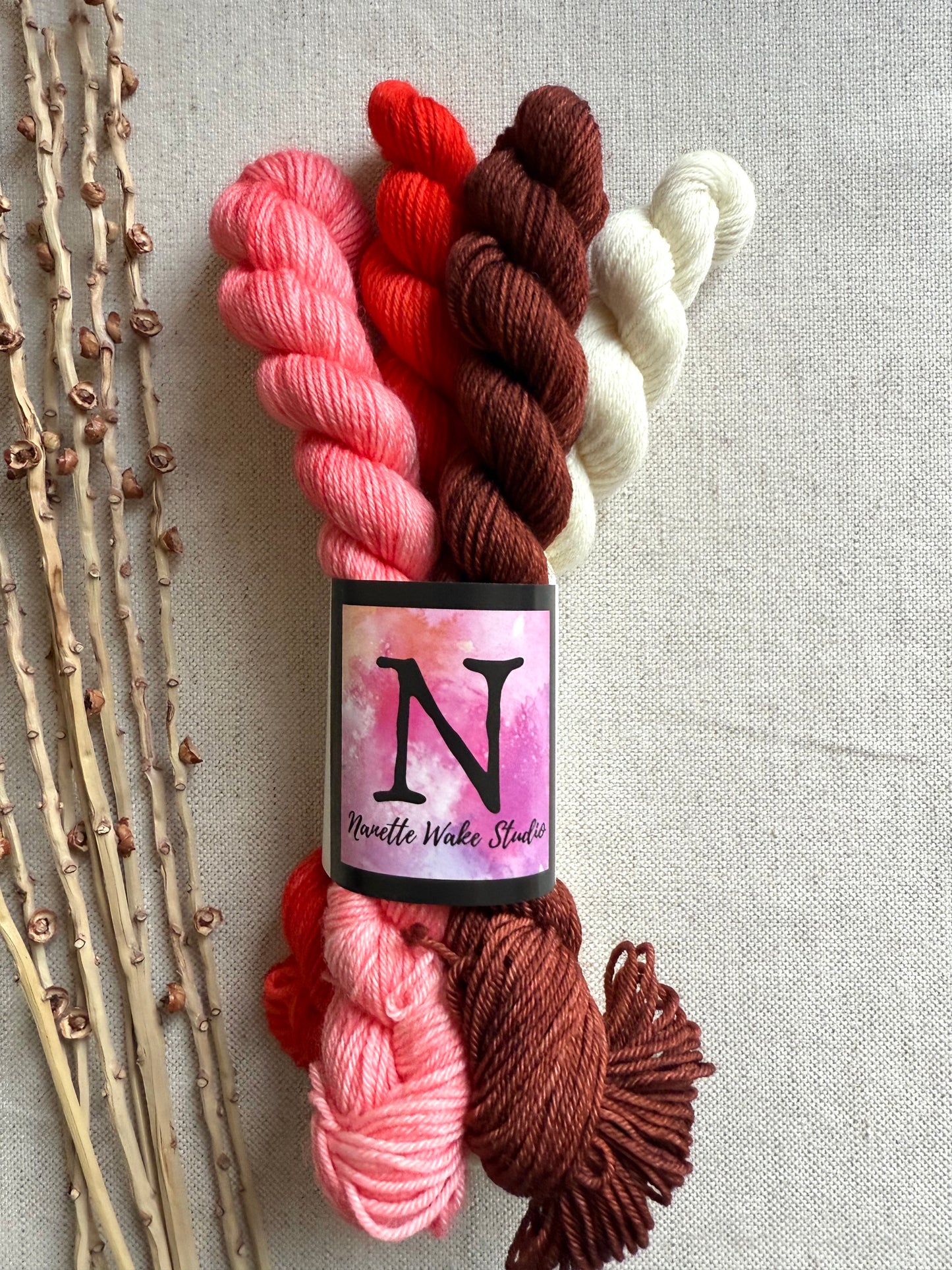 I'll Be Gnome For Christmas - Gnome Kit - Mini Skein Set