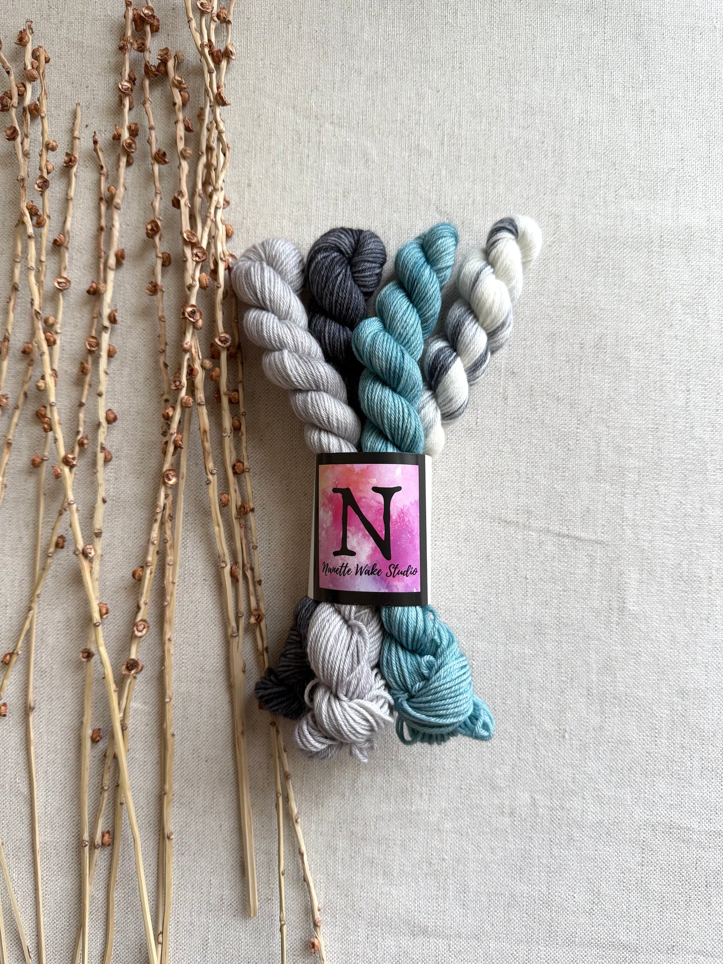 Ice Princess - Gnome Kit - Mini Skein Set