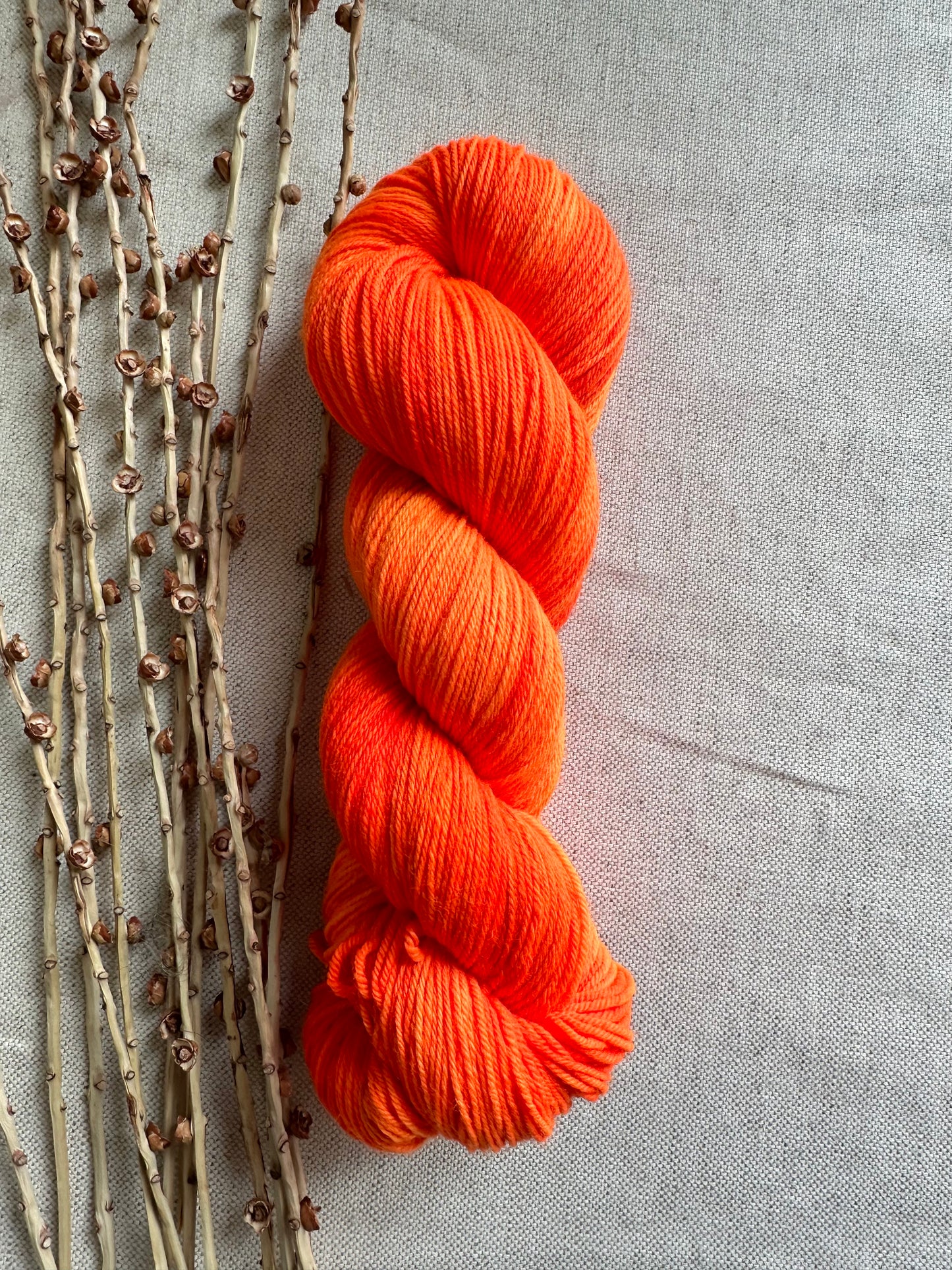 Orange Glow 100g Skein