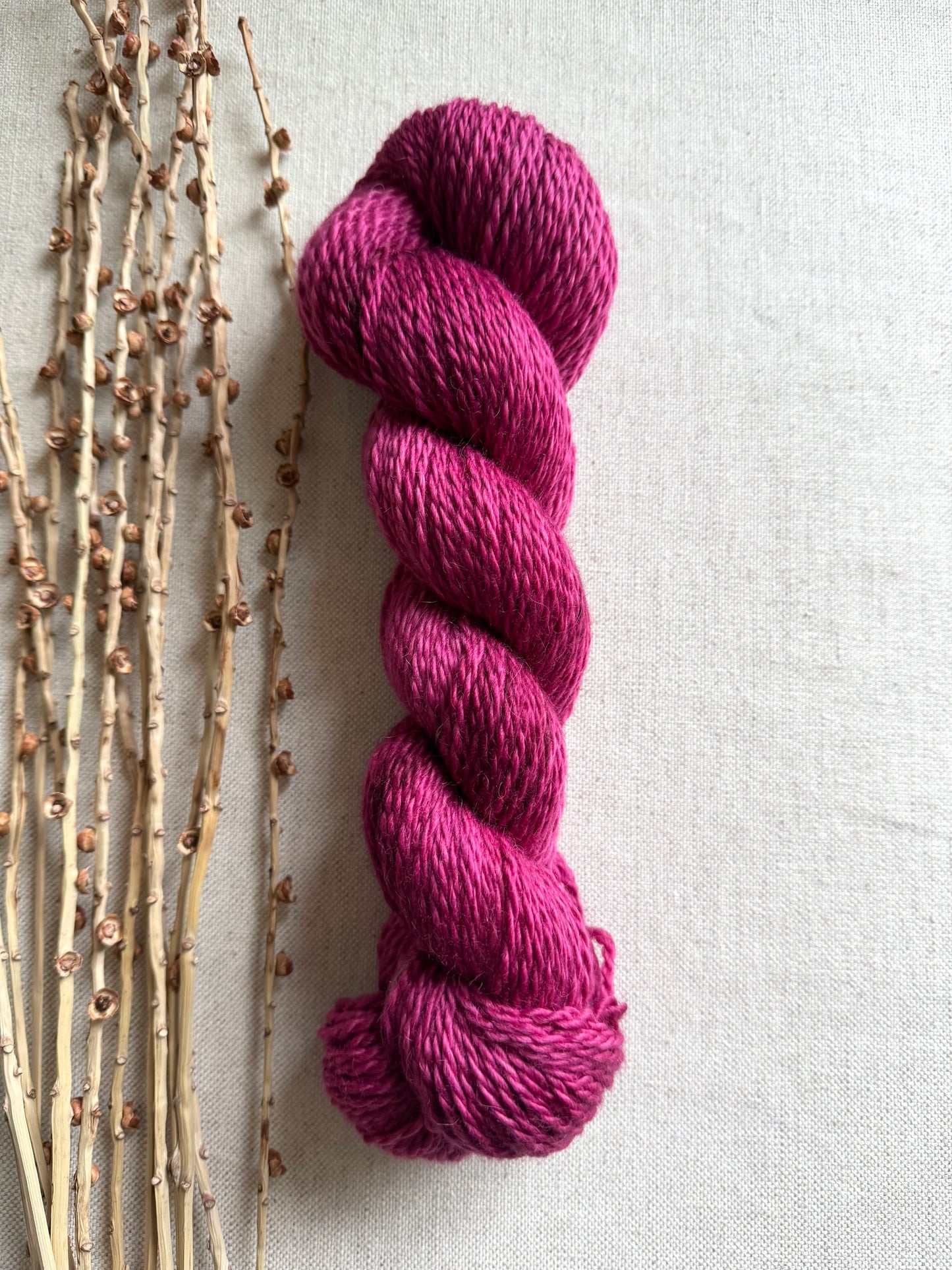 Burgundy Merino Baby Alpaca Aran