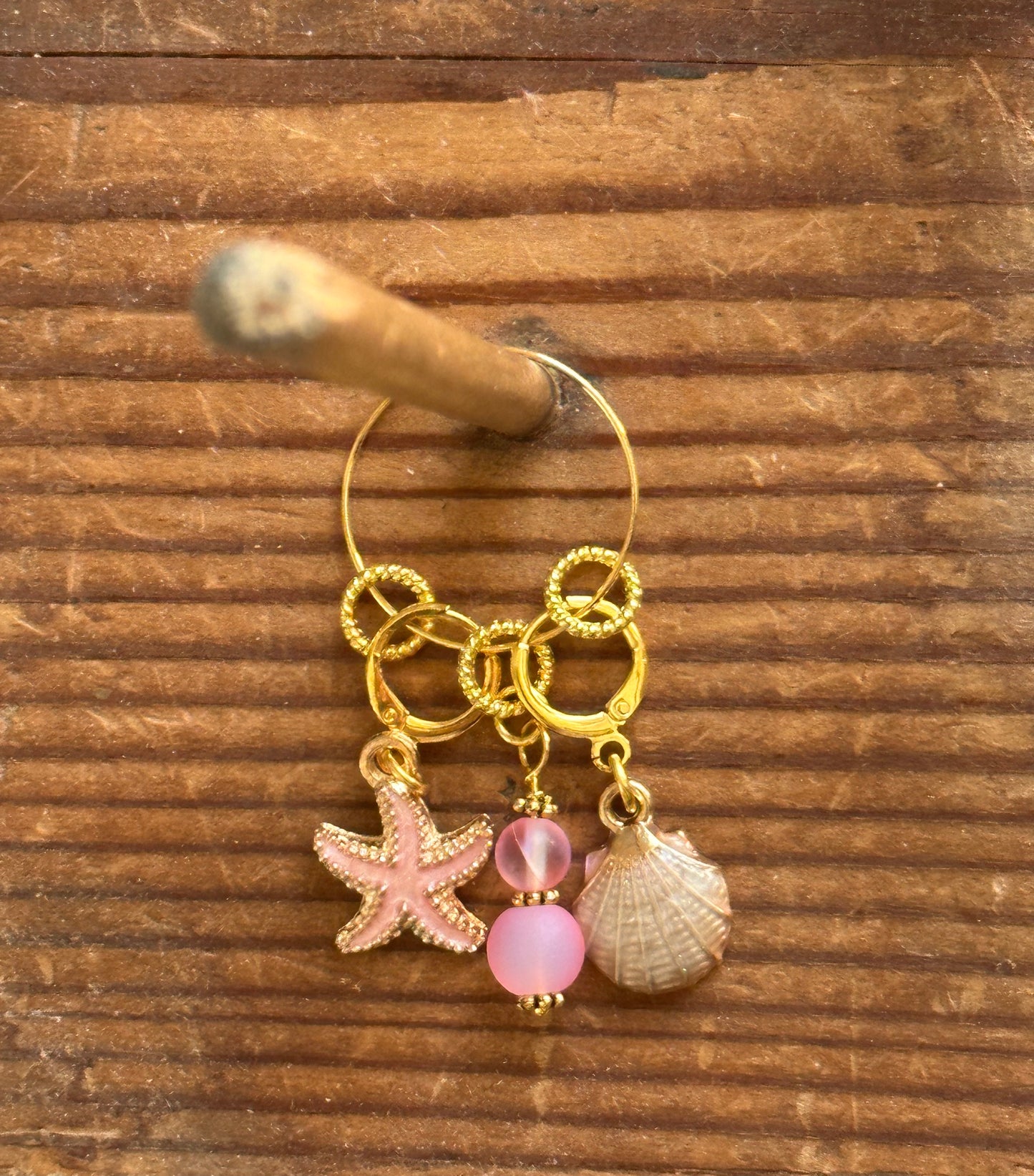 Seashell Theme Stitch Markers