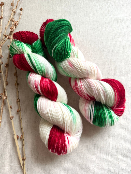 Ringing The Sleigh Bells SW Merino Nylon Yarn