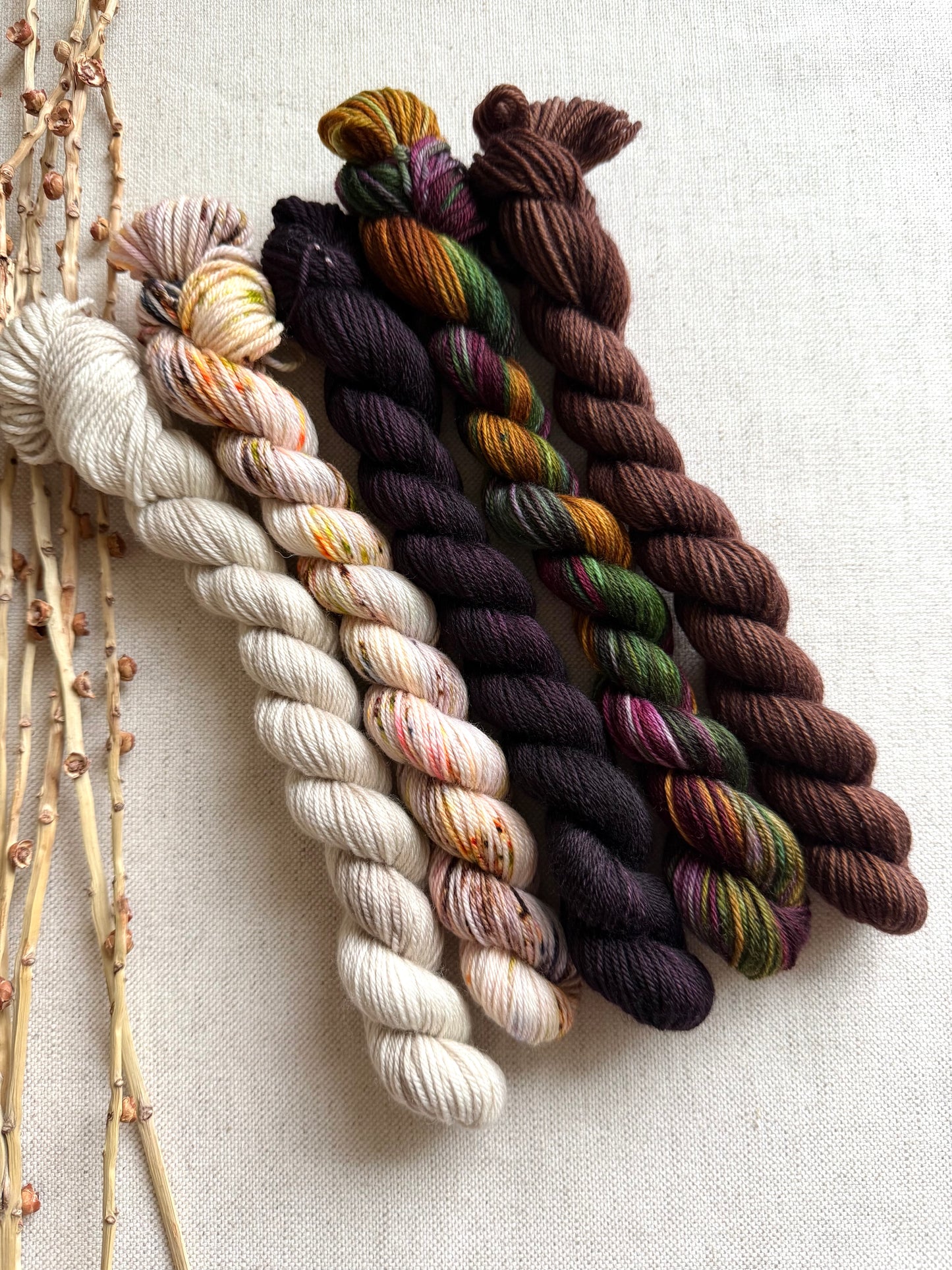 Victorian Christmas - SW Merino Nylon Mini Skein Set