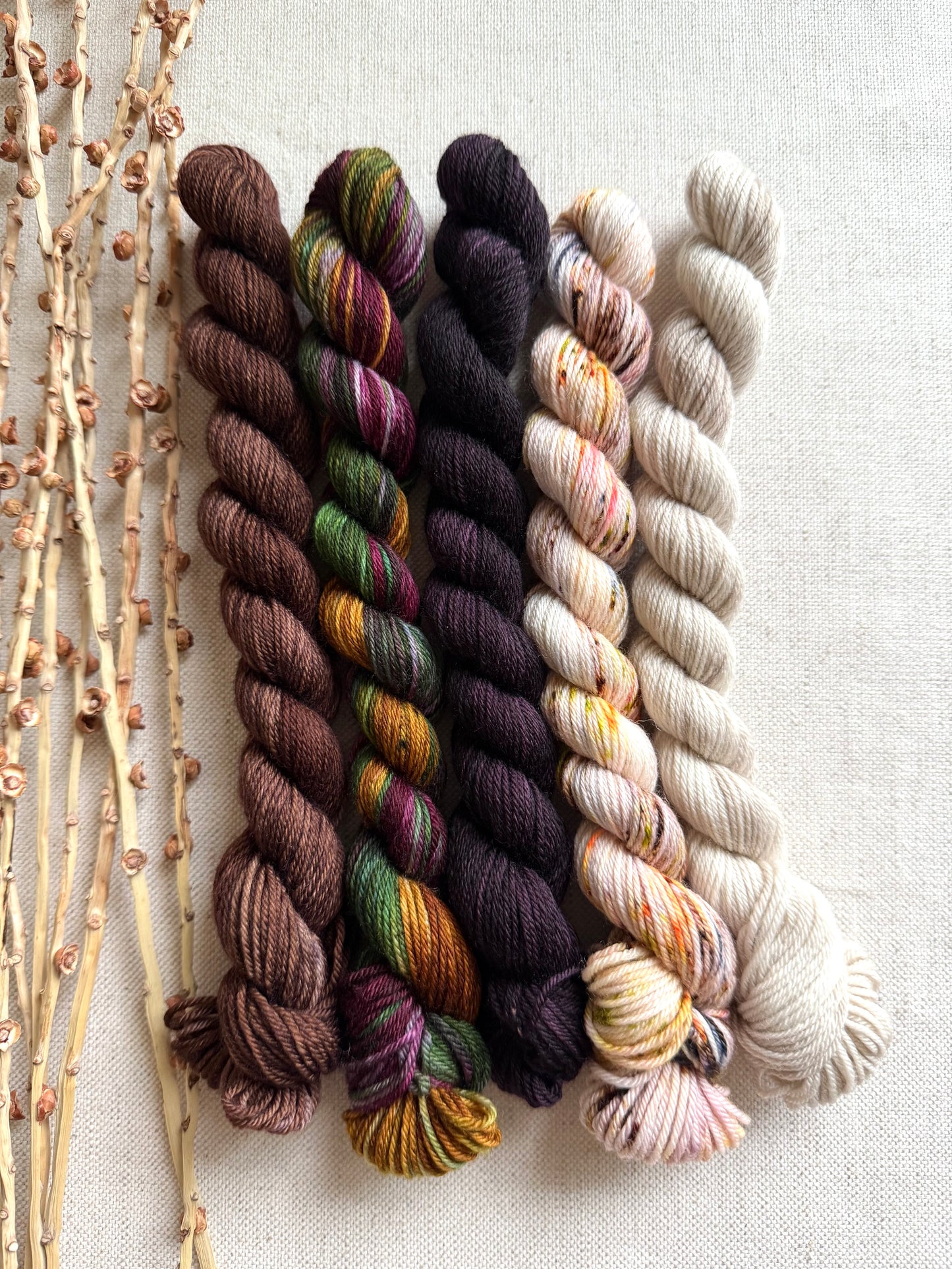 Victorian Christmas - SW Merino Nylon Mini Skein Set