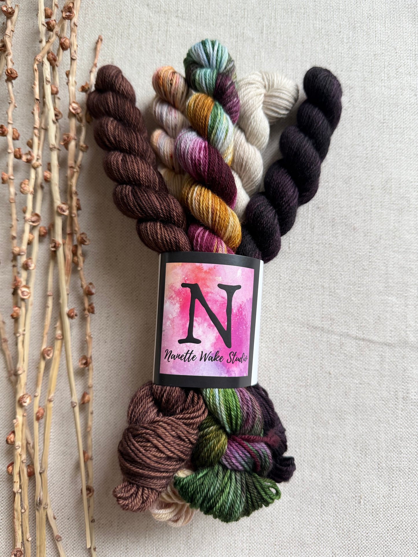 Victorian Christmas - SW Merino Nylon Mini Skein Set